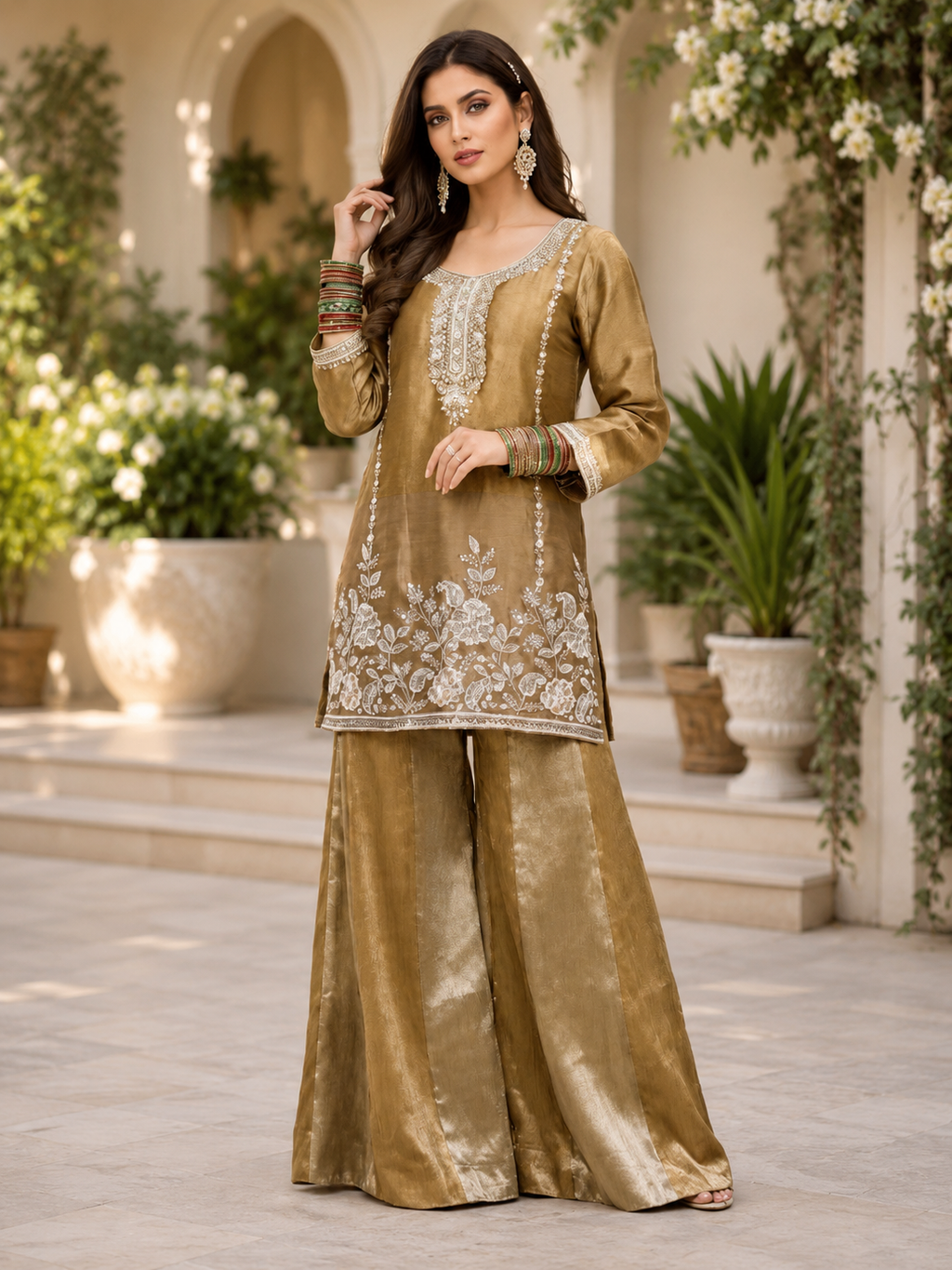 Elara Premium Palazzo Set