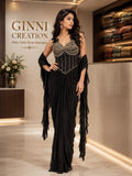 Midnight Noir Drape Saree