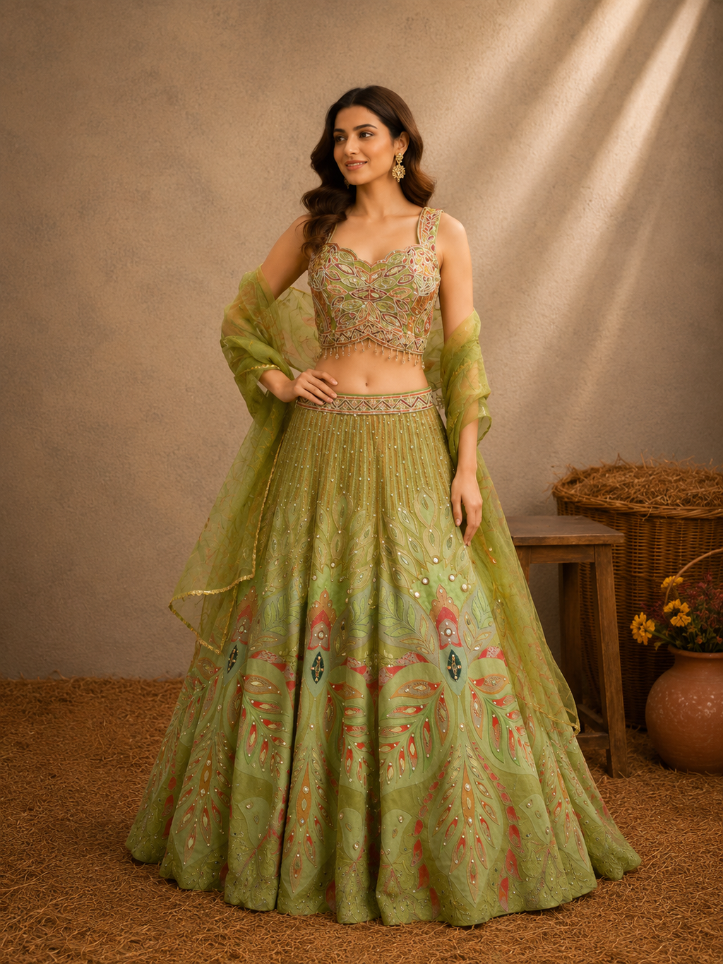 Premium Designer PDP Lehenga Choli Set