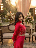 Ruby Red Palazzo Set