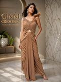 Mocha Muse Drape Saree