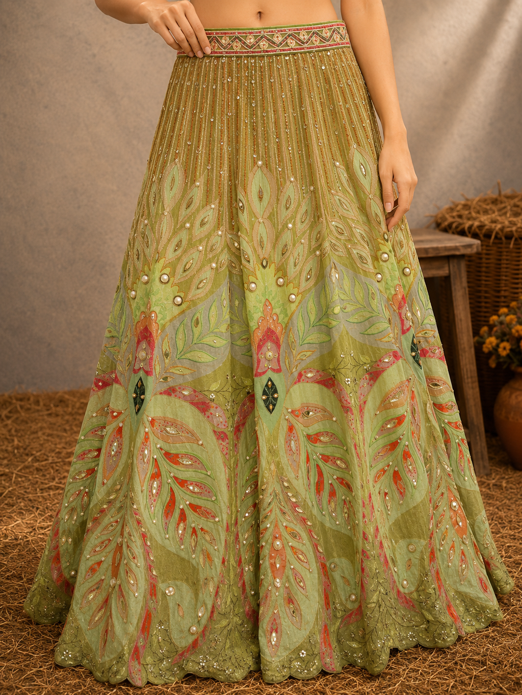 Premium Designer PDP Lehenga Choli Set