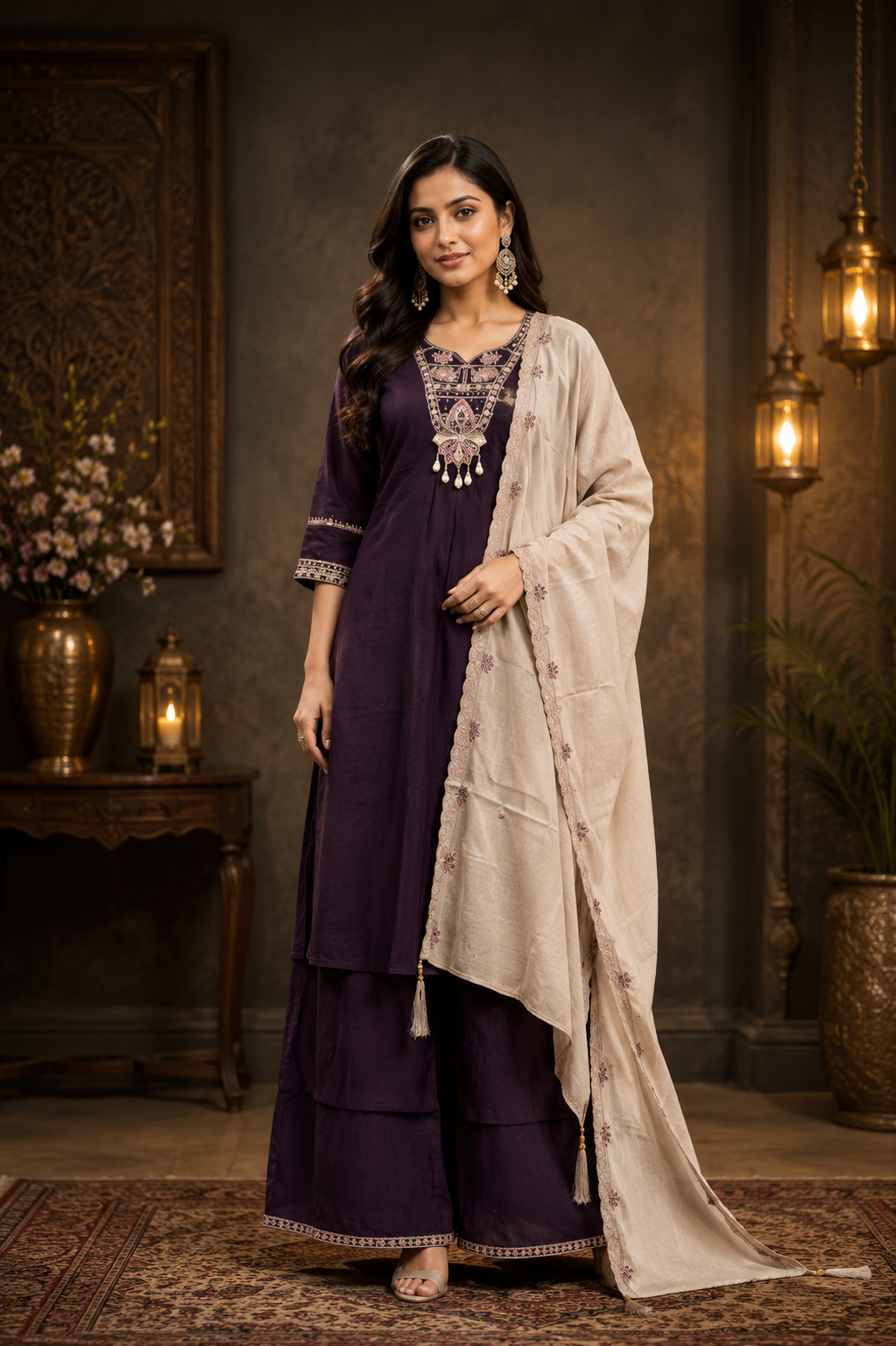 Premium Kurti Set with Dupatta